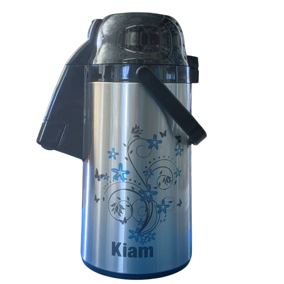 Kiam FL-3304 Pump Vacuum Flask - 3.0 Liter - Home Appliance